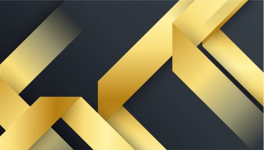 Özet siyah ve altın arkaplan