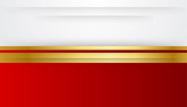 Soyut kırmızı ve altın arkaplan