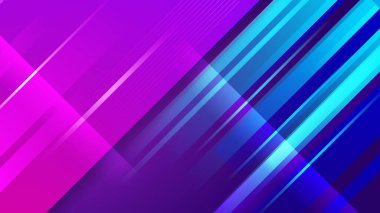 Renkli mavi dinamik ışık efekti arka planı. Sancak ya da poster tasarımı için teknoloji hız modeli. Modern soyut yüksek hızlı hareket. Vektör illüstrasyonu