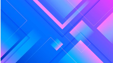 Modern mavi ve pembe teknoloji geçmişi. Soyut yüksek hızlı hareket. Pankart veya poster tasarımı için mavi arkaplan üzerinde renkli dinamik hareket.