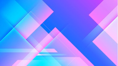 Modern mavi ve pembe teknoloji geçmişi. Soyut yüksek hızlı hareket. Pankart veya poster tasarımı için mavi arkaplan üzerinde renkli dinamik hareket.