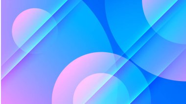 Modern mavi ve pembe teknoloji geçmişi. Soyut yüksek hızlı hareket. Pankart veya poster tasarımı için mavi arkaplan üzerinde renkli dinamik hareket.