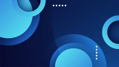 Basit ve modern teknoloji geometrik desenli soyut mavi şekiller. Vektör soyut grafik tasarım sancak deseni sunum arkaplan şablonu.