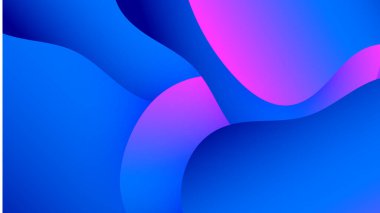 Modern mavi ve pembe teknoloji geçmişi. Soyut yüksek hızlı hareket. Pankart veya poster tasarımı için mavi arkaplan üzerinde renkli dinamik hareket.