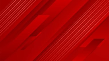 Çizgili soyut kırmızı vektör arka planı