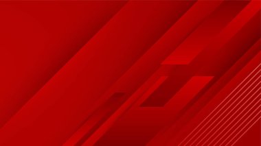 Çizgili soyut kırmızı vektör arka planı