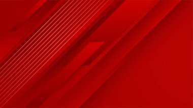 Çizgili soyut kırmızı vektör arka planı