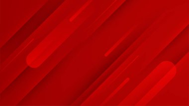 Çizgili soyut kırmızı vektör arka planı