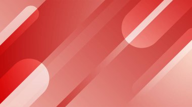 Çizgili soyut kırmızı vektör arka planı