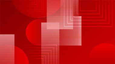 abstract red background minimal, abstract creative overlap digital background, modern landing page concept vector.