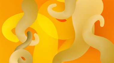 Soyut turuncu ve sarı gradyan arkaplan