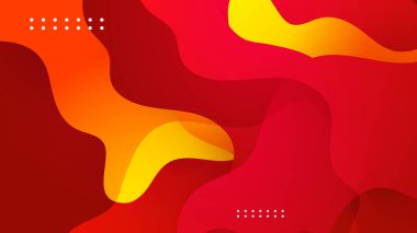 Kırmızı turuncu arka plan. Sunum tasarımı için soyut arkaplan geometri parlaklığı ve katman element vektörü. İş dünyası, şirket, kurum, parti, şenlik, seminer ve görüşmeler için uygun.