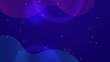 güzel soyut dalga teknolojisi arka planı mavi ışık dijital efekti kurumsal konsepti