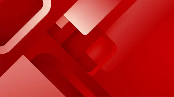 ストライプ付きの抽象的な赤いベクトルの背景 — ストックベクタ