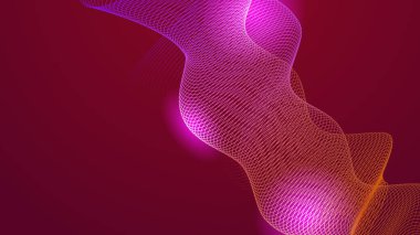 Soyut teknoloji geçmişi. Fütürist teknoloji arayüzü. Gelecekçi teknolojik modern renkli tasarım arka planı