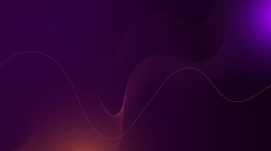 Gradyan şekilleri ve parçacık bulanıklığı olan soyut fütürist arkaplan. Soyut teknoloji geçmişi. Mavi ışık dijital efektli soyut dalga teknolojisi arka planı