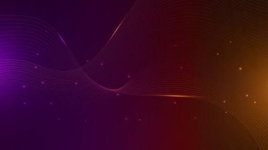 Hareket neon ışık efektli soyut teknoloji arka planı. Vektör illüstrasyonu.