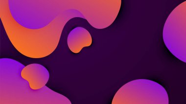 Yüksek kontrastlı kırmızı ve mor çizgili arka plan. Soyut teknoloji grafik afiş tasarımı. Vektör kurumsal geçmişi