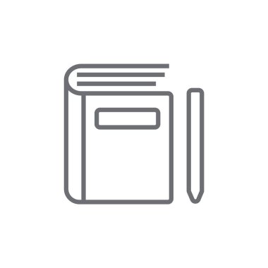 Siyah özet biçimli Not Buluşma simgesi. öge, kağıt, belge, kalem, mesaj, not defteri, yaz. Vektör illüstrasyonu