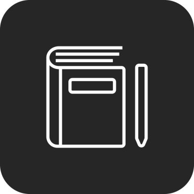 Siyah doldurulmuş satır biçimli Not Buluşma simgesi. öge, kağıt, belge, kalem, mesaj, not defteri, yaz. Vektör illüstrasyonu