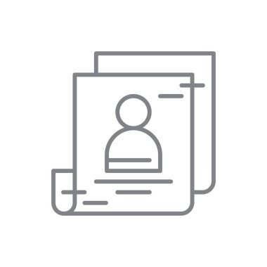 Siyah özet biçimli bir toplantı simgesi rapor et. belge, finans, veri, analiz, kağıt, muhasebe, bilgi. Vektör illüstrasyonu