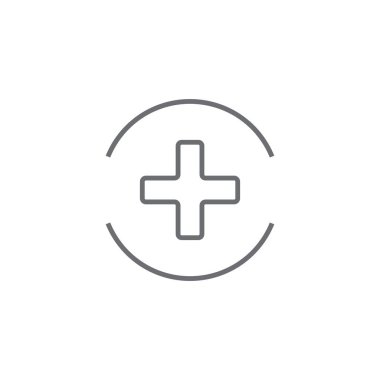 Siyah ana hatlı Kriz Yönetim simgesi. veri, onarım, onarım, kurtarma, yenilenme. Vektör illüstrasyonu