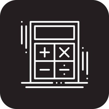 Siyahla doldurulmuş çizgi stiline sahip Hesaplama Eğitim simgesi. hesapla, finans, yönetim, finans, teknoloji, muhasebe, veri. Vektör illüstrasyonu