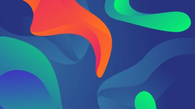 Renkli geometrik şekilli soyut bir arkaplan. Moda eğimli geometrik model arka plan dokusu. Poster, sertifika, sunum, iniş sayfası için en düşük renk gradyan şablonu