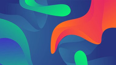 Renkli geometrik şekilli soyut bir arkaplan. Moda eğimli geometrik model arka plan dokusu. Poster, sertifika, sunum, iniş sayfası için en düşük renk gradyan şablonu