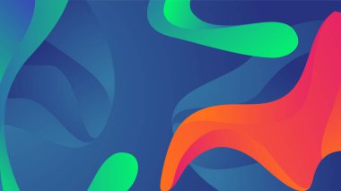 Renkli geometrik şekilli soyut bir arkaplan. Moda eğimli geometrik model arka plan dokusu. Poster, sertifika, sunum, iniş sayfası için en düşük renk gradyan şablonu