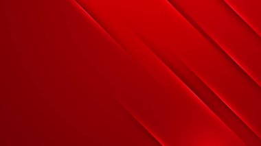 Modern kırmızı soyut gelecek teknolojisi arka planı. Kırmızı gradyan üzerinde soyut çizgiler desen teknolojisi. Vektör soyut grafik tasarım sancak deseni sunum arkaplan şablonu.