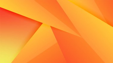 Soyut renkli turuncu üçgen arkaplan hız hareketi ışık köşegeniyle