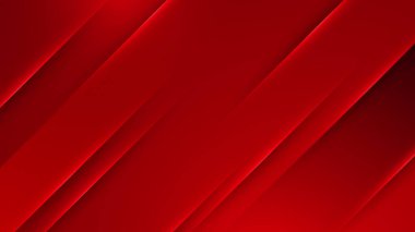 Modern kırmızı soyut gelecek teknolojisi arka planı. Kırmızı gradyan üzerinde soyut çizgiler desen teknolojisi. Vektör soyut grafik tasarım sancak deseni sunum arkaplan şablonu.