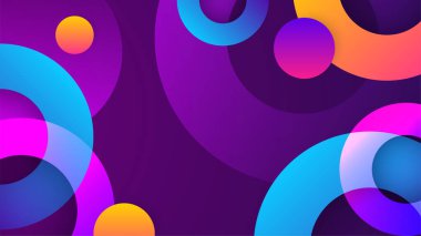 Renkli geometrik şekilli soyut bir arkaplan. Moda eğimli geometrik model arka plan dokusu. Poster, sertifika, sunum, iniş sayfası için en düşük renk gradyan şablonu