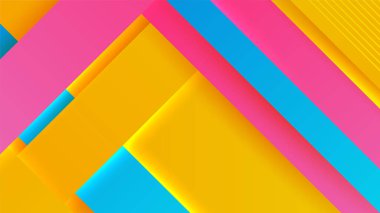 Renk eğimli arka planlar, soyut geometrik kare kalıplar, vektör modu tasarımları. Satır renk eğiminde basit asgari elementler, modern şablon arkaplanı