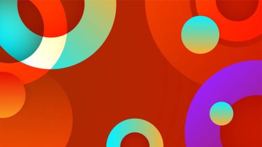 Renk eğimli arka planlar, soyut geometrik kare kalıplar, vektör modu tasarımları. Satır renk eğiminde basit asgari elementler, modern şablon arkaplanı