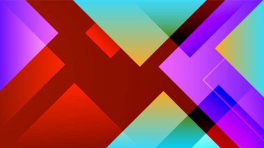 Renk eğimli arka planlar, soyut geometrik kare kalıplar, vektör modu tasarımları. Satır renk eğiminde basit asgari elementler, modern şablon arkaplanı