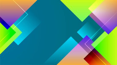 Modern yeşilimsi eğimli element renkli tasarım arka planı. Tasarım broşürü, web sitesi, el ilanı, poster, sertifika, sunum, iniş sayfası