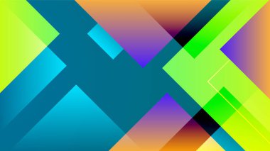 Modern yeşilimsi eğimli element renkli tasarım arka planı. Tasarım broşürü, web sitesi, el ilanı, poster, sertifika, sunum, iniş sayfası