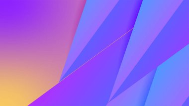 Soyut pembe ve mor gradyan minimum arkaplan. Vektör soyut grafik tasarım sancak modeli sunumu arka plan şablonu. Soyut teknoloji geometrik çokgen ağ çizgileri arkaplan