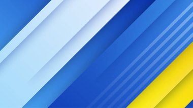 Soyut dinamik mavi ve sarı turuncu gradyan