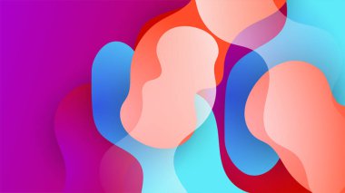 Renkli soyut arka plan dinamik dokulu geometrik element. Modern gradyan ışık vektörü çizimi. Vektör soyut grafik sunum tasarım sancak şablonu arka plan şablonu.