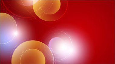 Bokeh ve hareket hızı ışığı ile soyut koyu kırmızı arka plan, soyut yaratıcı dijital fütüristik teknoloji arka planı. Oyun teknolojisiyle donatılmış lüks bir geçmişi var. Vektör illüstrasyonu