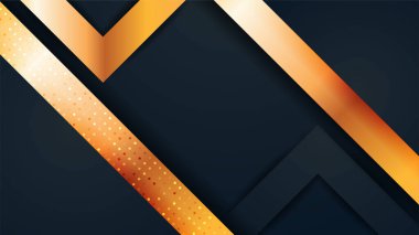 Lüks siyah ve altın kaplama. Siyah bronz çizgili koyu renkli arka plan