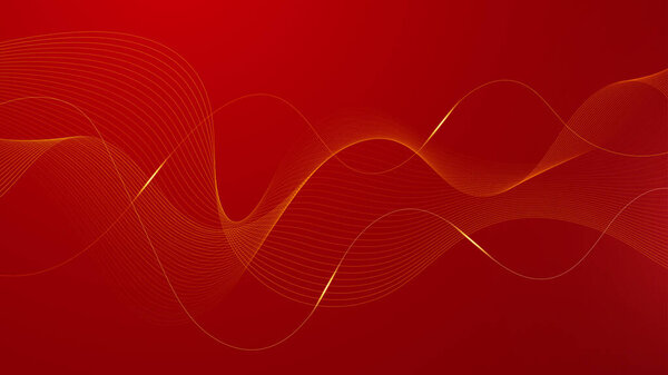 Современный красный абстрактный футуристический технологический фон. Технология абстрактных линий на фоне красных градиентов. Векторный абстрактный графический дизайн баннер шаблон презентации фонового веб-шаблона.