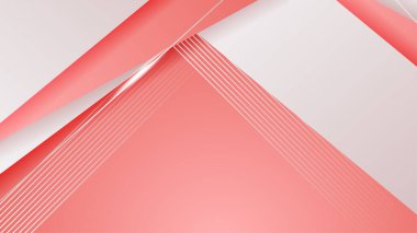 Soyut yumuşak ışık kırmızı ve beyaz gradyan minimum arkaplan. Vektör soyut grafik tasarım sancak deseni sunum arkaplan şablonu.