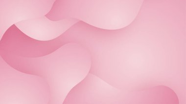 Geometrik şekilli soyut pembe arka plan, ışık, şerit, dalga, eğri, üçgen ve daire. Sevgililer Günü konsepti geçmişi. Vektör illüstrasyonu.