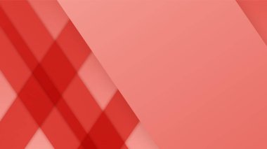 Soyut teknoloji geometrik kırmızı renkli parlak hareket arkaplanı. Vektör soyut kırmızı dalgalı arkaplan. Eğri akış hareketi