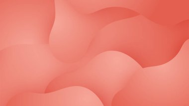 Soyut teknoloji geometrik kırmızı renkli parlak hareket arkaplanı. Vektör soyut kırmızı dalgalı arkaplan. Eğri akış hareketi