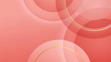 Soyut teknoloji geometrik kırmızı renkli parlak hareket arkaplanı. Vektör soyut kırmızı dalgalı arkaplan. Eğri akış hareketi